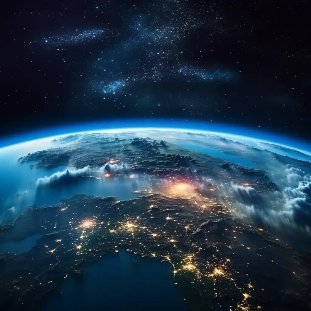 Antriksh Ki Photo Pic & Images 2 earth from space