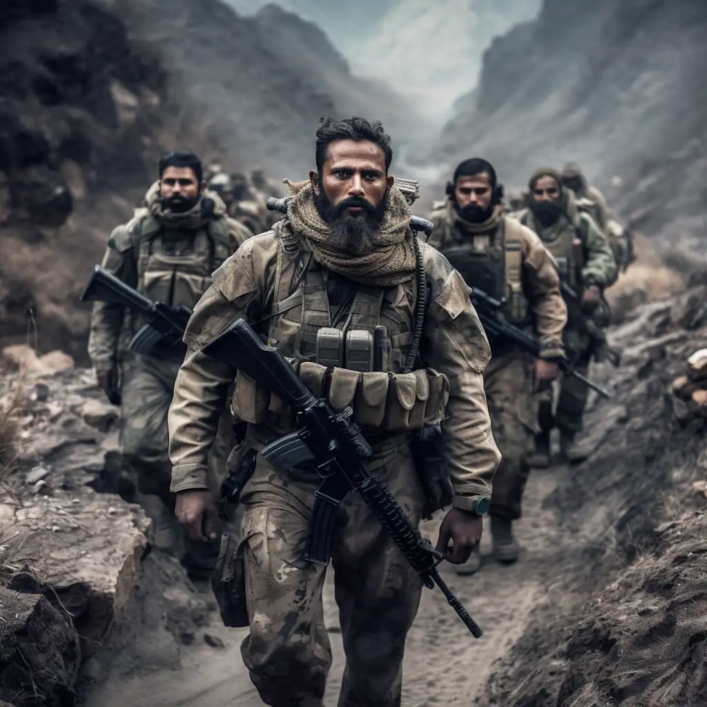 Indian Army AI Generated Photo 6 indian army photo in valley
