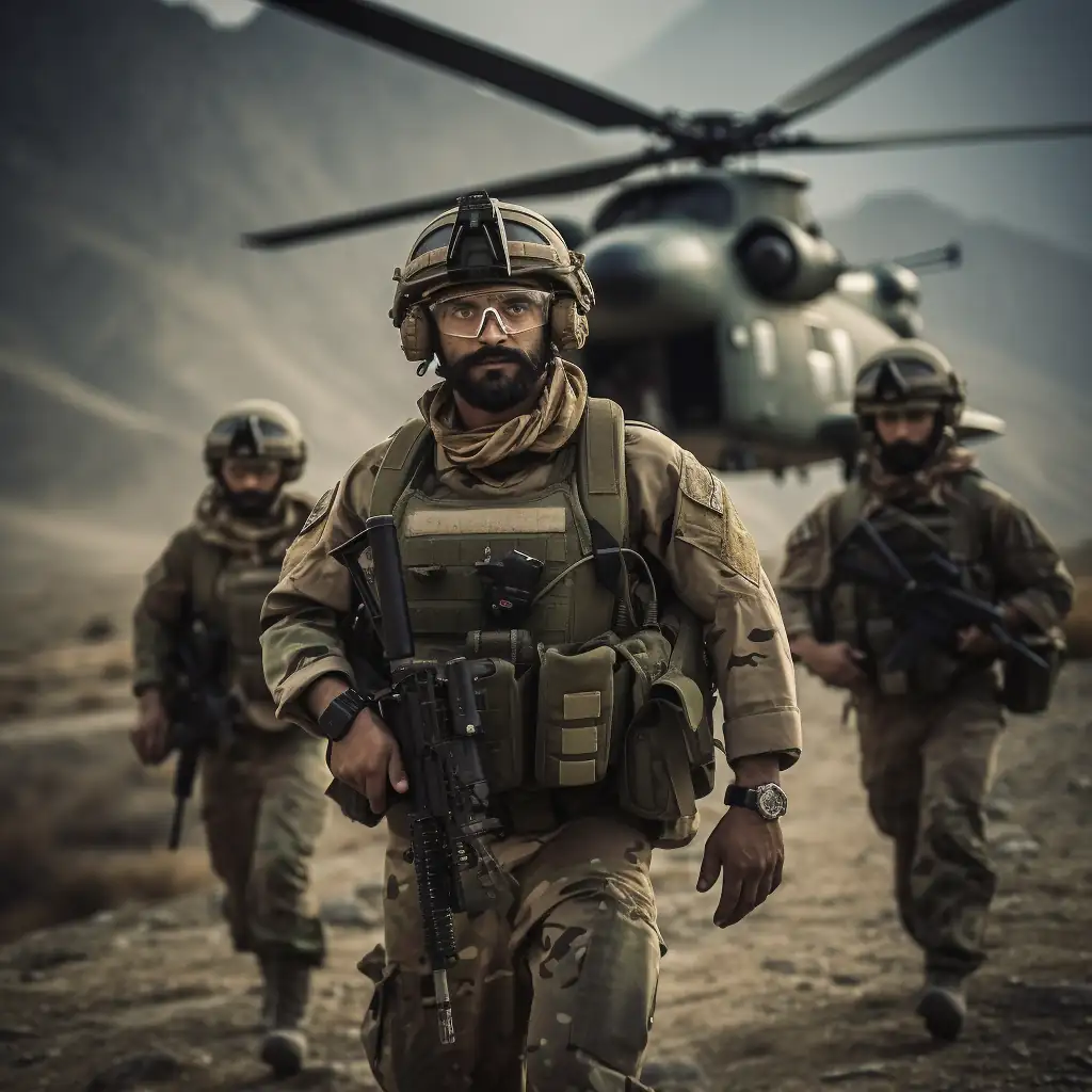 Indian Army AI Generated Photo 7 indian army photo with helecoptor