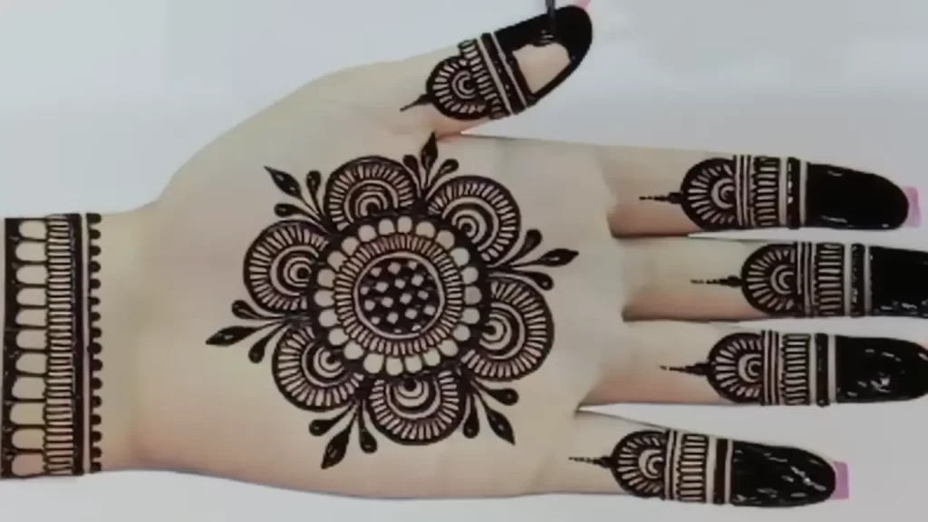सिंपल मेहंदी डिजाइन फोटो, पिक्स और इमेज 2 arabic simple mehndi design